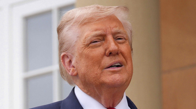 Le président américain Donald Trump, à Turnberry, dans le sud-ouest de l’Écosse, le 28 juillet 2025.