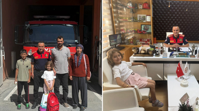 Küçük Aslı sayesinde neredeyse bir köy yanmaktan kurtulmuş oldu.
