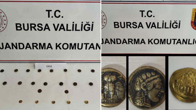 Bursa'da tarihi eser operasyonu yapıldı.