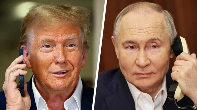 Trump ile Putin, bir saatlik telefon görüşmesinde diyalogların devamı konusunda hemfikir kaldı. (Foto: Arşiv)