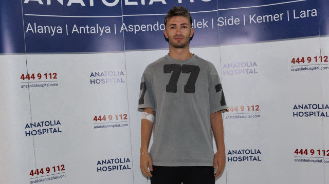 Yusuf Özdemir de sağlık kontrolünden geçen futbolcular arasındaydı. 