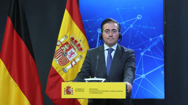 Le ministre espagnol des Affaires étrangères, José Manuel Albares, à Madrid, le 26 mai 2025.