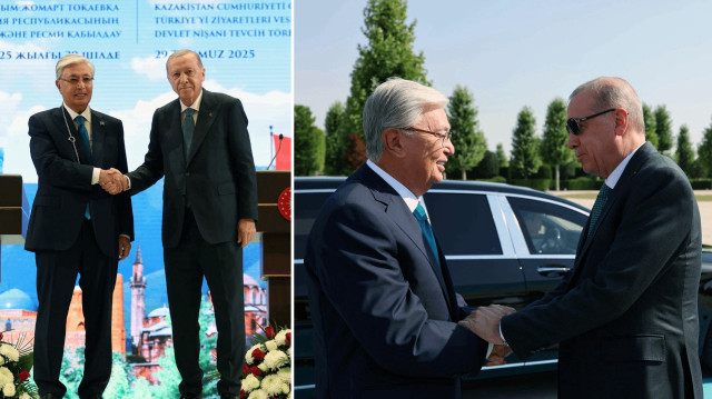 Kazakistan Cumhurbaşkanı Tokayev Cumhurbaşkanı Erdoğan'a teşekkür etti.