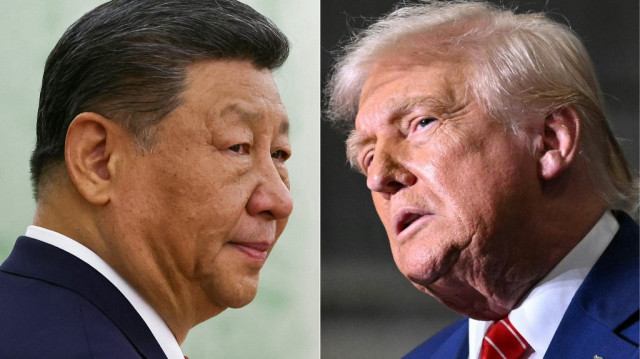 Le président chinois Xi Jinping et le président américain Donald Trump.