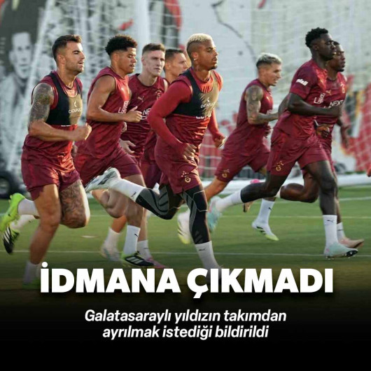 Galatasaraylı yıldız idmana çıkmadı! Ayrılmak istiyor