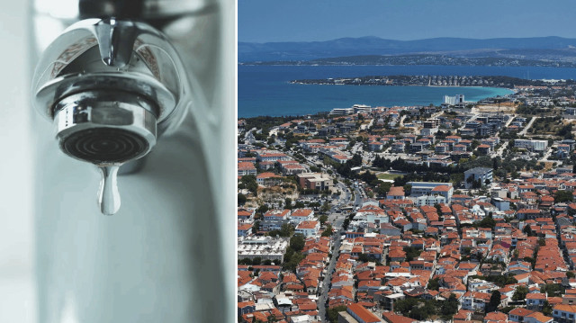 Çeşme'de su kesinti süresi 10 saate çıkarıldı.