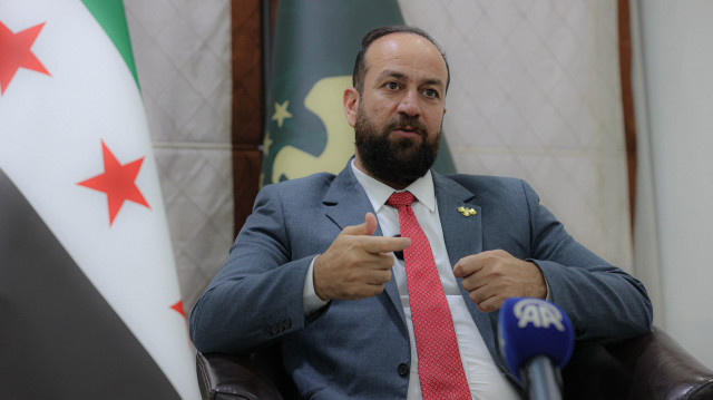 Le ministre syrien de l'Information, Hamza Mustafa, le 31 juillet 2025.
