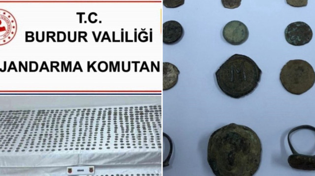 Burdur'da 6 bin 310 sikke ele geçirildi.