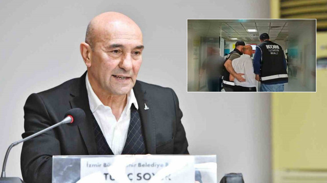 Yolsuzluktan tutuklanan İzmir eski Büyükşehir Belediye Başkanı Tunç Soyer.