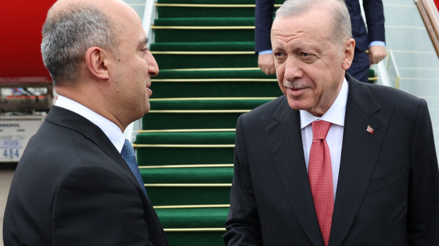 أردوغان يصل أذربيجان للمشاركة في قمة منظمة التعاون الاقتصادي