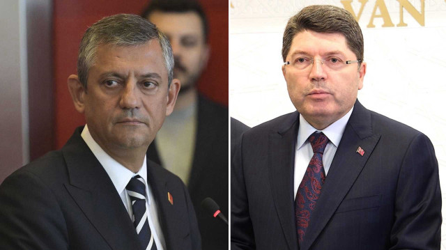CHP Genel Başkanı Özgür Özel- Adalet Bakanı Yılmaz Tunç