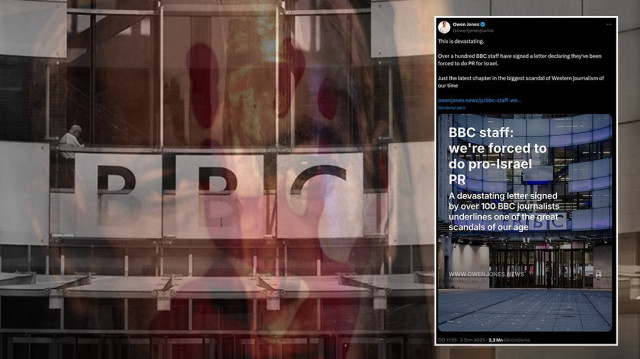 Сотрудники BBC написали письмо совету директоров, жалуясь на то, что их заставляют заниматься израильским пиаром.