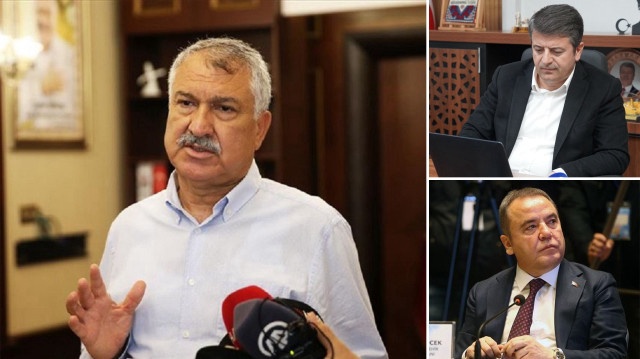 Adana Büyükşehir Belediye Başkanı Zeydan Karalar, Adıyaman Belediye Başkanı Abdurrahman Tutdere ve Antalya Büyükşehir Belediye Başkanı Muhittin Böcek gözaltına alındı.