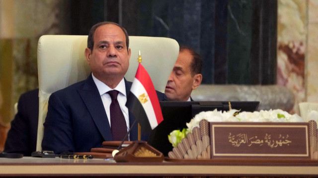 Le président égyptien Abdel Fattah el-Sissi participe au 34e sommet de la Ligue arabe à Bagdad, le 17 mai 2025.