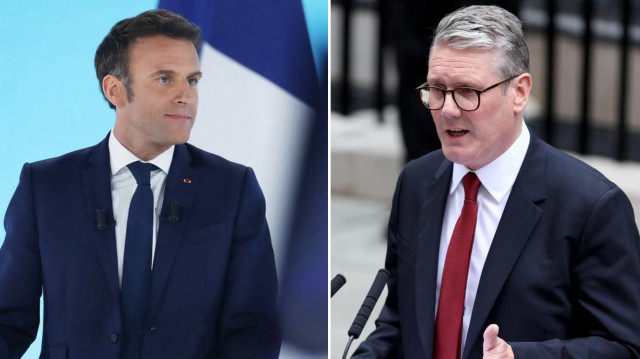 Emmanuel Macron - Keir Starmer