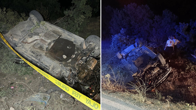 Otomobilde bulunan Kazım Sağcan'ın (16) hayatını kaybetti.