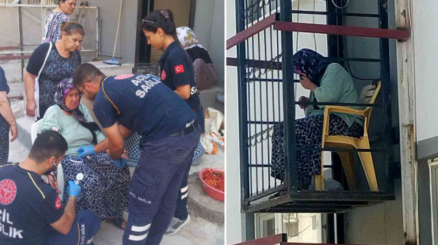 Kısa sürede bölgeye gelen ekipler, asansörde mahsur kalan Sultan A'yı vinç yardımıyla kurtardı.