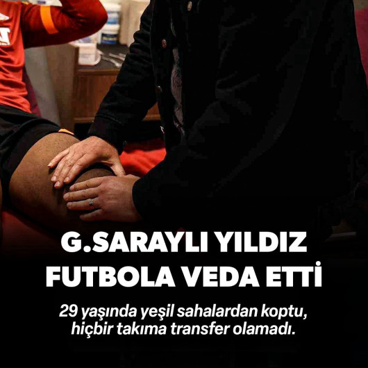 Galatasaraylı yıldız 29 yaşında futbola veda etti: Sakatlığı yüzünden kimse onu almadı!