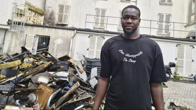 Le franco-sénégalais Fousseynou Cissé, a sauvé six personnes d'un immeuble en feu dans le 18e arrondissement de Paris vendredi 4 juillet 2025.