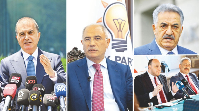 Ömer Çelik, Efkan Ala, Hayati Yazıcı,Ahmet Büyükgümüş.