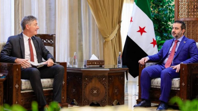 الشيباني يبحث مع وفد أوروبي آلية التصدي لحرائق سوريا