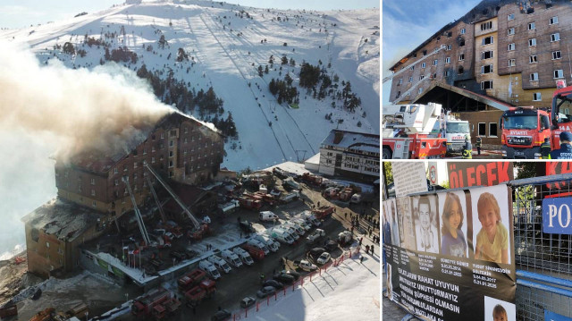 Kartalkaya'da 78 kişinin öldüğü otel yangınına ilişkin davanın duruşmasında 2'nci gün