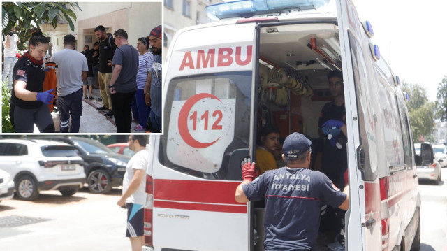 Antalya'nın Muratpaşa ilçesinde bir apartman dairesinde çıkan yangında dumandan etkilenen 7'si çocuk 10 kişi hastaneye kaldırıldı.

