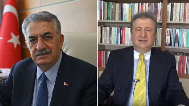 AK Parti Genel Başkan Yardımcısı Hayati Yazıcı- Sabahattin Önkibar.