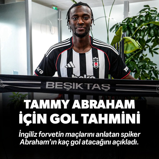 Abraham'ın maçlarını anlatan spikerden gol tahmini