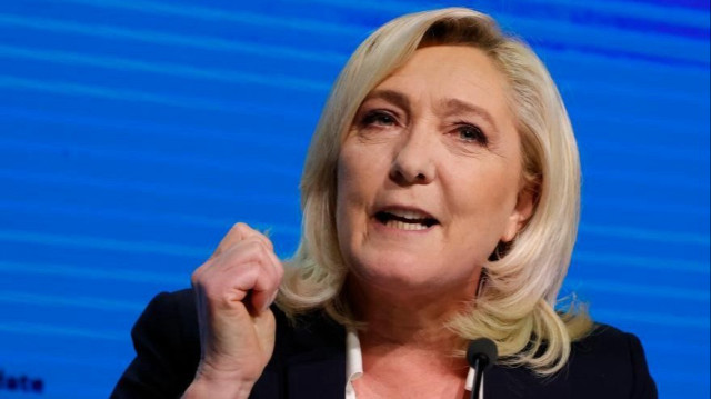 Fransa'da yolsuzluktan suçlu bulunan Le Pen.