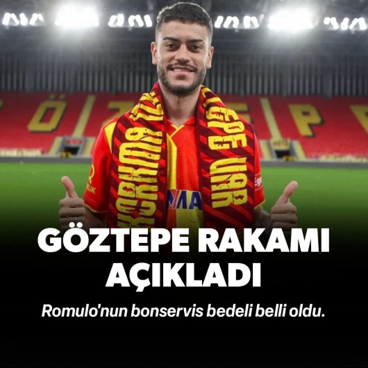 Romulo'nun bonservis bedeli belli oldu: Göztepe rakamı açıkladı