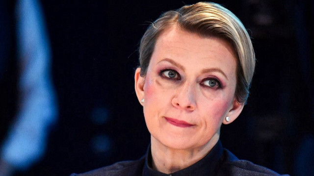 La porte-parole du ministère russe des Affaires étrangères, Maria Zakharova, participe au Forum économique international de Saint-Pétersbourg (SPIEF) à Saint-Pétersbourg, le 19 juin 2025.
