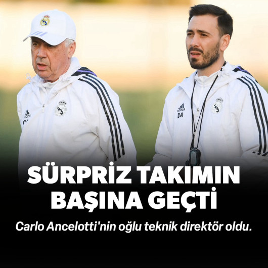 Ancelotti'nin oğlu teknik direktör oldu: Sürpriz takımın başına geçti