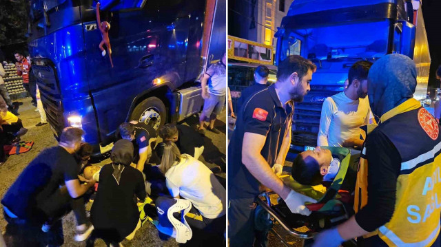 Polis ekipleri kaza ile ilgili soruşturma başlattı.
