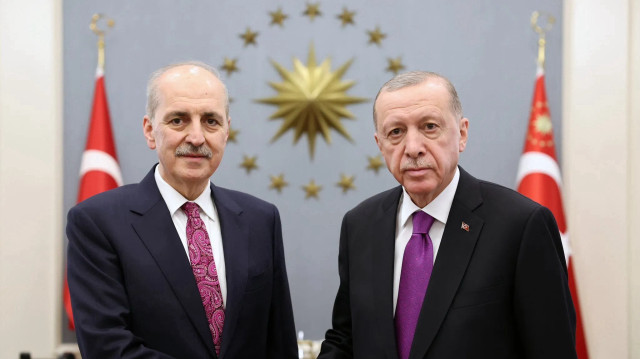 Cumhurbaşkanı Recep Tayyip Erdoğan- TBMM Başkanı Numan Kurtulmuş
