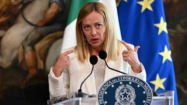 La Première ministre italienne Giorgia Meloni, le 26 juillet 2025. 