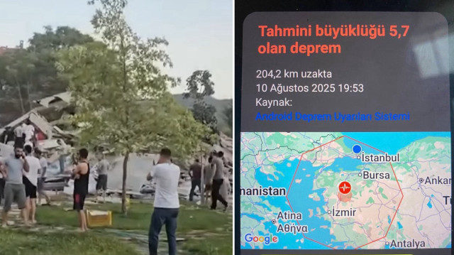 Deprem sonucunda 10 binanın yıkıldığı bildirildi.
