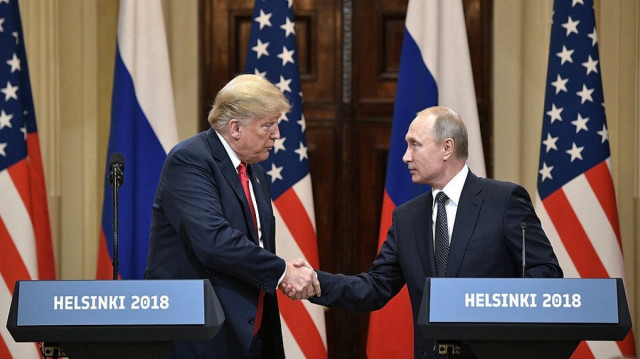 Дональд Трамп, Владимир Путин.