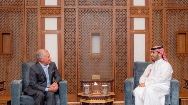 ملك الأردن وولي العهد السعودي يبحثان التطورات في غزة والضفة الغربية