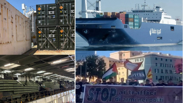 İsrail’e silah sevkiyatı yapacak olan Suud gemisi İtalya'da durduruldu