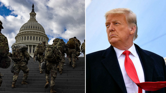 Trump'ın Vaşington'a çok sayıda Ulusal Muhafızın getirilmesi yönündeki adımları hayata geçiriliyor.