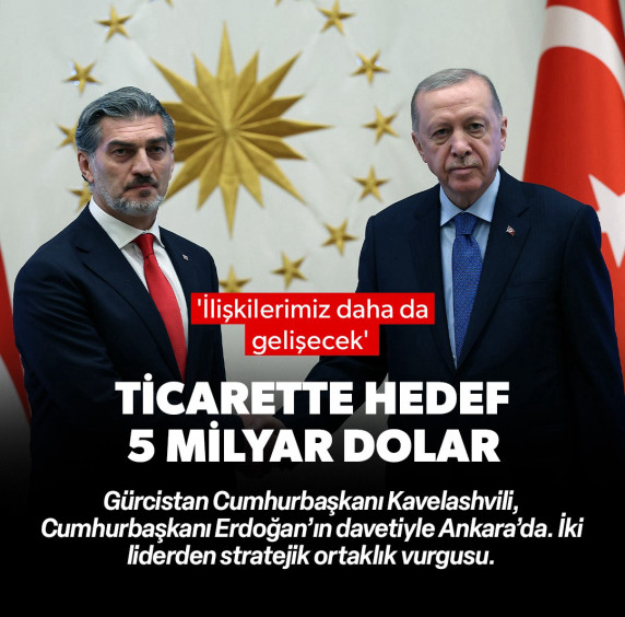 'Ticarette hedef 5 milyar dolar'