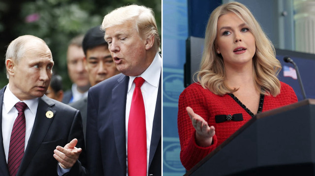 Leavitt, Putin-Trump görüşmesinin baş başa olacağını belirtti.