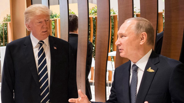 Дональд Трамп и Владимир Путин.