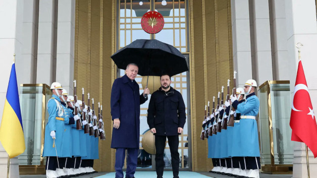 Le président turc Recep Tayyip Erdogan et son homologue ukrainien Volodymyr Zelensky.