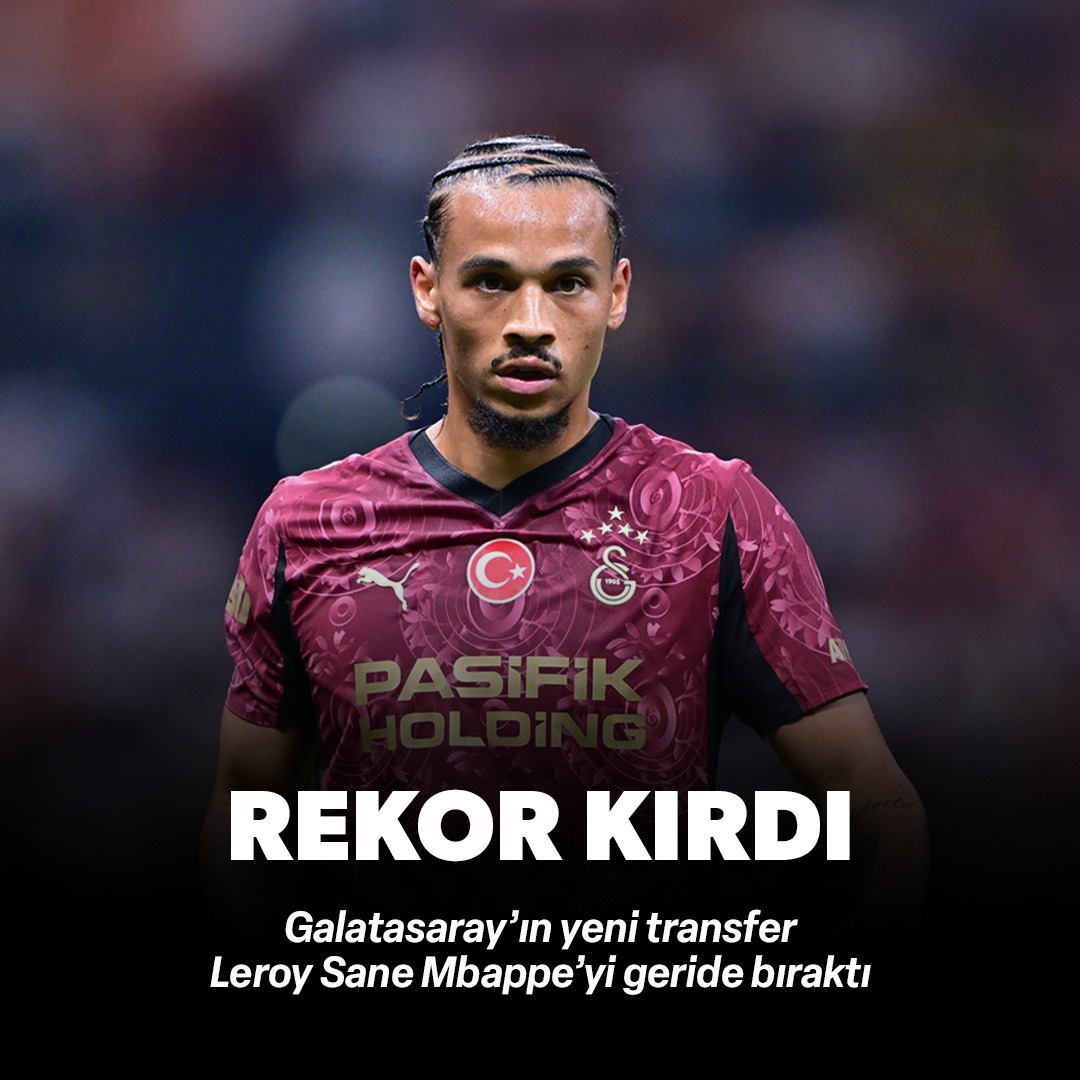 Leroy Sane rekor kırdı: Kylian Mbappe’yi geride bıraktı