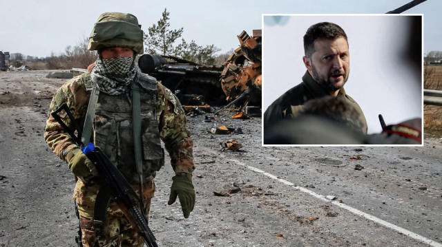 Ukrayna Devlet Başkanı Volodimir Zelenski, Rusya-Ukrayna arasındaki savaşa ilişkin konuştu