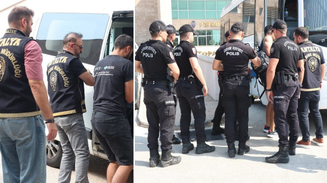 Antalya’da aranan 125 şahıs eş zamanlı operasyonla yakalandı