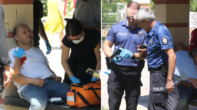 Fatih B., tedavisi için hastaneye götürüldü.