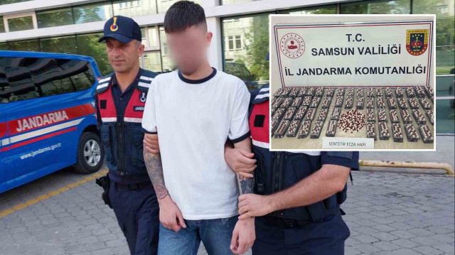 Samsun’da 17 yaşındaki çocuk 100 kutu uyuşturucuyla yakalandı